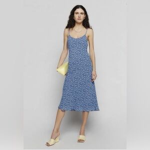 Reformation Emerick Dress - Blue Floral